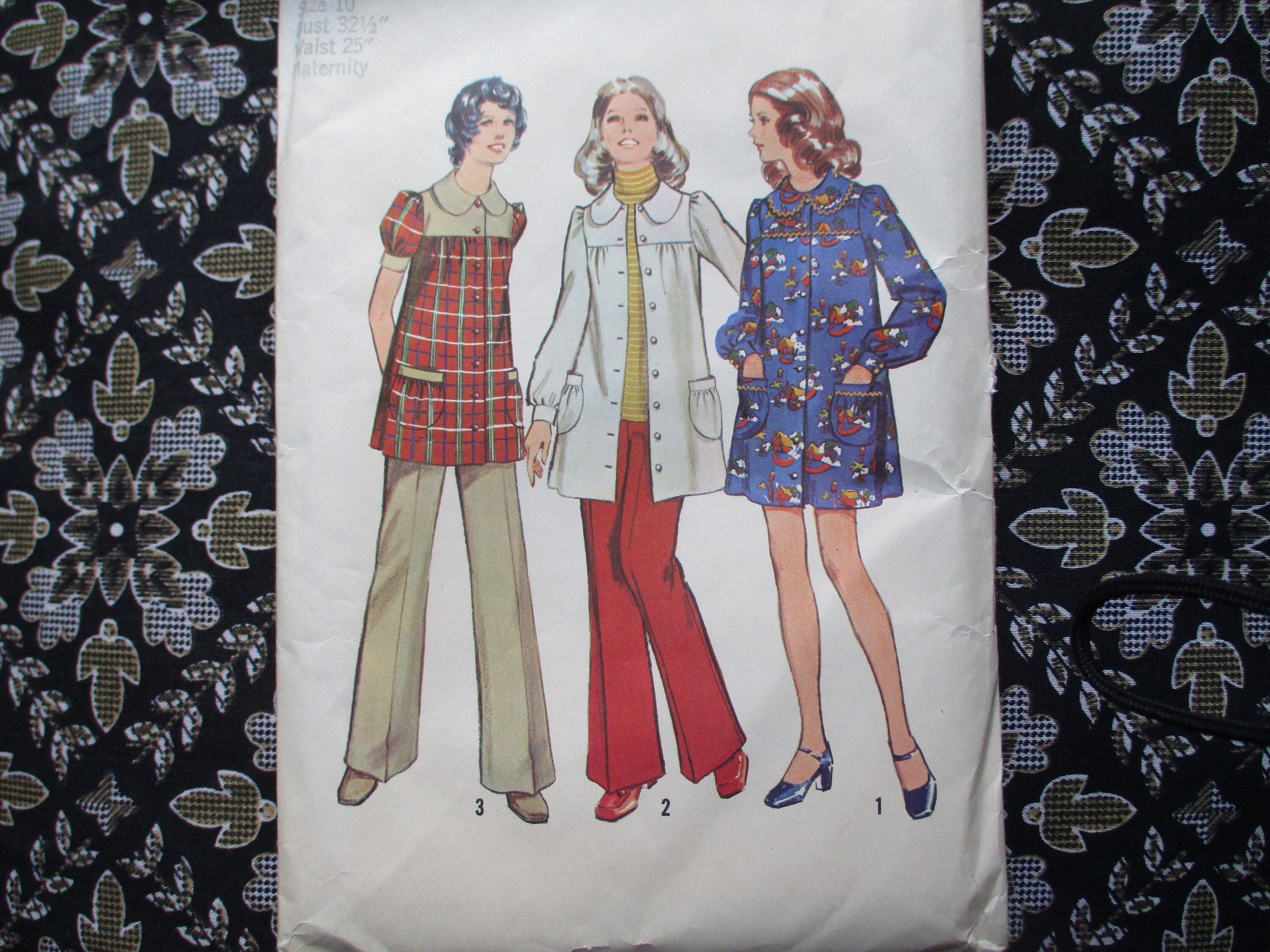 Vintage 1970s Simplicity Sewing Pattern 5368 Maternity Mini