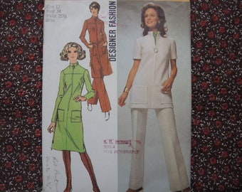Patron De Robe Vintage Simplicity 9358 - Modèle Créateur Pour Couture Femme