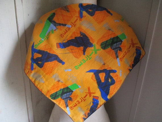 vintage 1990s Hav a Hank bandana scarf X-treme sn… - image 4