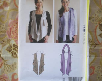2000s Kwik Sew Sewing Pattern 3624 Misses Jacket and Vest Sizes XS-XL ...