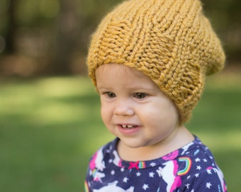 Chunky Slouchy Beanie Hat