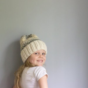 Pour enfant ou adulte grosse Tuque Personnaliser vos couleurs Ajouter un pom pom image 2