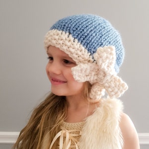 Slouchy Hat with Bow Children & Adult sizes image 5