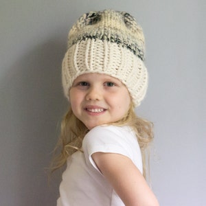 Pour enfant ou adulte grosse Tuque Personnaliser vos couleurs Ajouter un pom pom image 3