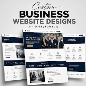 Custom Website Design Service | Business Website Development | SEO Optimized Business Website | Website Redesign | WordPress website Design