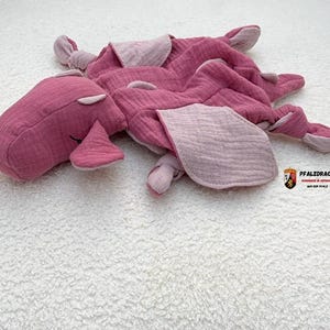 Ljusbär / Dammig ros Ljus gosig drake Babypojke Flicka Pojke Täcke Babyshower Födelsedagspresent Babyshower