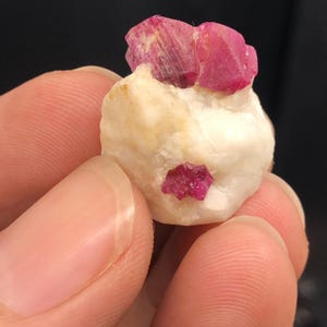 Raw Ruby Crystal Specimen: Natural Afghanistan Gemstone, July Birthstone