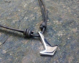 Sterling Silver Repton Thors hammer Mjolnir Pendant