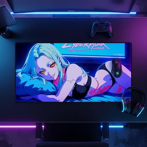 Cyberpunk edgerunners lucy desk mat - Etsy 日本