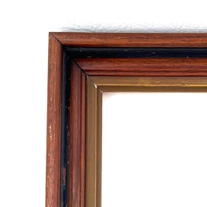 Antique Hand Carved Stepped Wood Frame, Gallery Wall Painting Art Photography