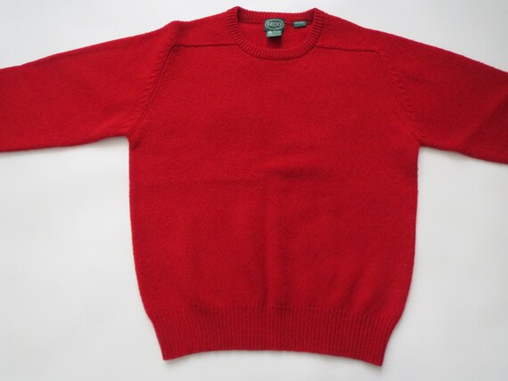 izod red sweater