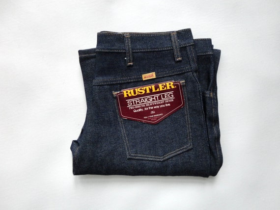 NEW Vintage Deadstock RUSTLER by Wrangler 80s Men… - image 9