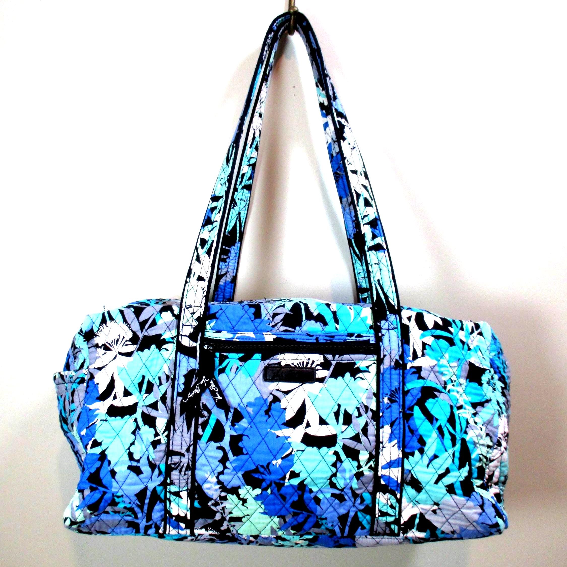 Vera Bradley Camofloral Quilted Duffle, Large Carry-on Tote 