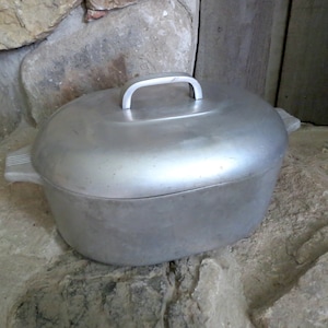 Magnalite, Kitchen, Vintagemagnalite4265 Roaster Aluminum Dutch Oven With  Lid 3x1 8 Quart