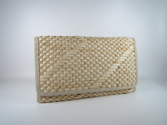 woven clutch purse