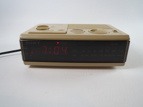 Sony Dream Machine Digital Clock Radio Vintage Alarm Canada Sony Dream Machine Digital Clock Radio, How To Open A Westclox Alarm Clock Radio In Taiwan