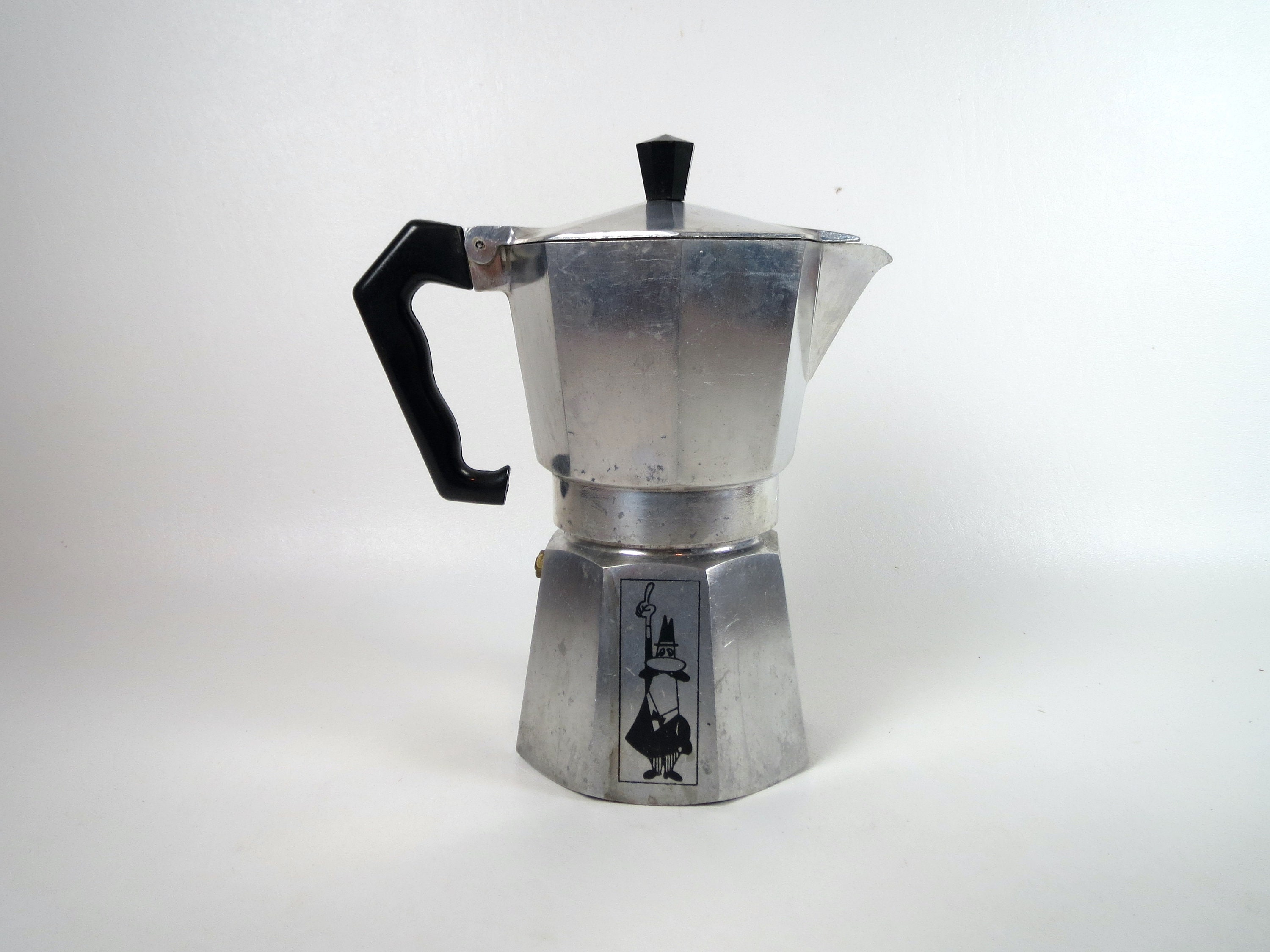 Vintage Bialetti Espresso Stove Top Aluminum Moka Pot Made in Italy Kitchen  & Dining Decor Coffee Pot Espresso Makers Collectable 