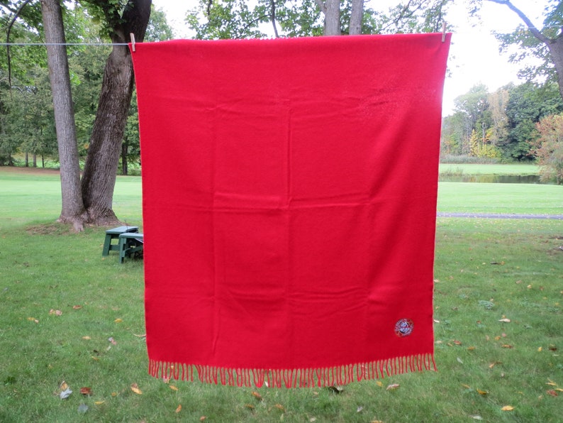 NEW Vintage Faribo All Wool Stadium Blanket Faribault Woolen Etsy