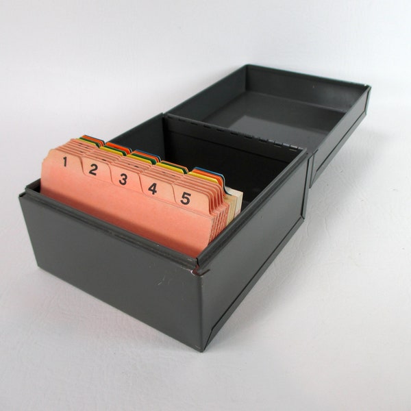 Index Card Box Etsy