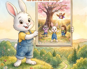 Kinderverhaalboek in PDF-formaat + GRATIS kleurboek · Het bos dat we hebben laten groeien · Verhaal over waardering voor kinderen van 3-7 jaar · Direct te downloaden en printbaar