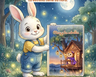 Kinderverhaal in het Spaans + GRATIS kleurplaat · Maxy en de Sterren · Leren wachten · Kinderen 3-7 jaar · PDF-download