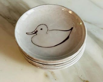 RARE Set of 6 Duck Coasters by Allied Potters