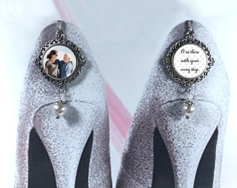 Bridal Photo Shoe Charm Clips Photo Shoe Charms for Bride