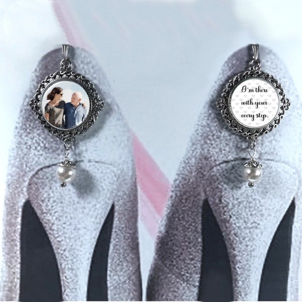 Bridal Photo Shoe Charm Clips Photo Shoe Charms for Bride