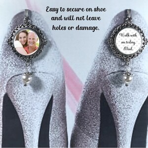 Bridal Photo Shoe Charm Clips Photo Shoe Charms for Bride image 3