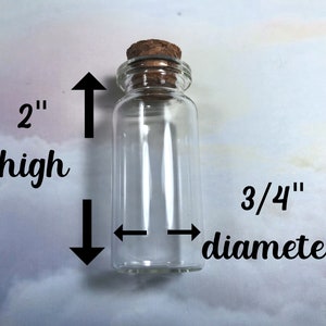 Pet Hair Ashes Vial Glass Bottle for Pet Hair Clippings or Cremation Ashes with Photo image 6