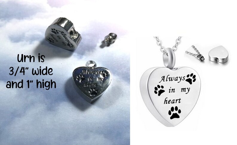 Pet Loss Key Ring with Custom Photo and Heart Cremation Urn Loss of Cat Dog Memory and Remains Vial Ash Container zdjęcie 7