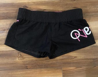 Vintage O'Neill Boardshorts Damen Schwarz Pink Y2K Badeshorts Medium M