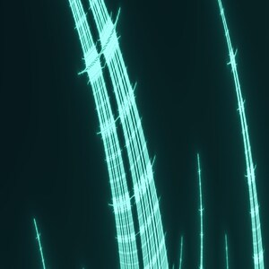 Tidal Wall - Burning Ship Fractal Fine Art Print, Mathematical Wall Art image 2