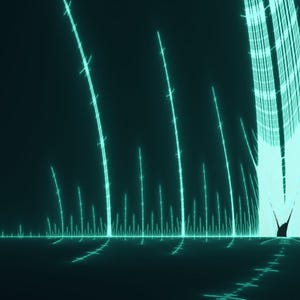 Tidal Wall - Burning Ship Fractal Fine Art Print, Mathematical Wall Art image 3
