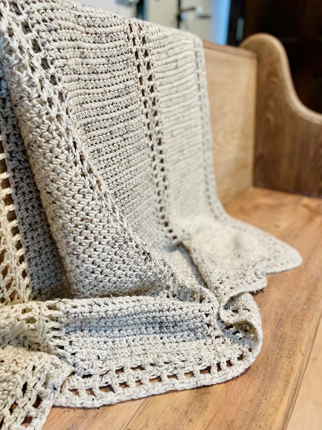 Handmade Crochet Throw Blanket Etsy