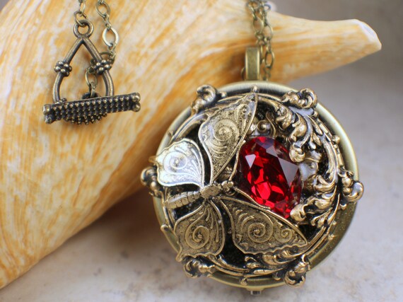 Musical box necklace deals
