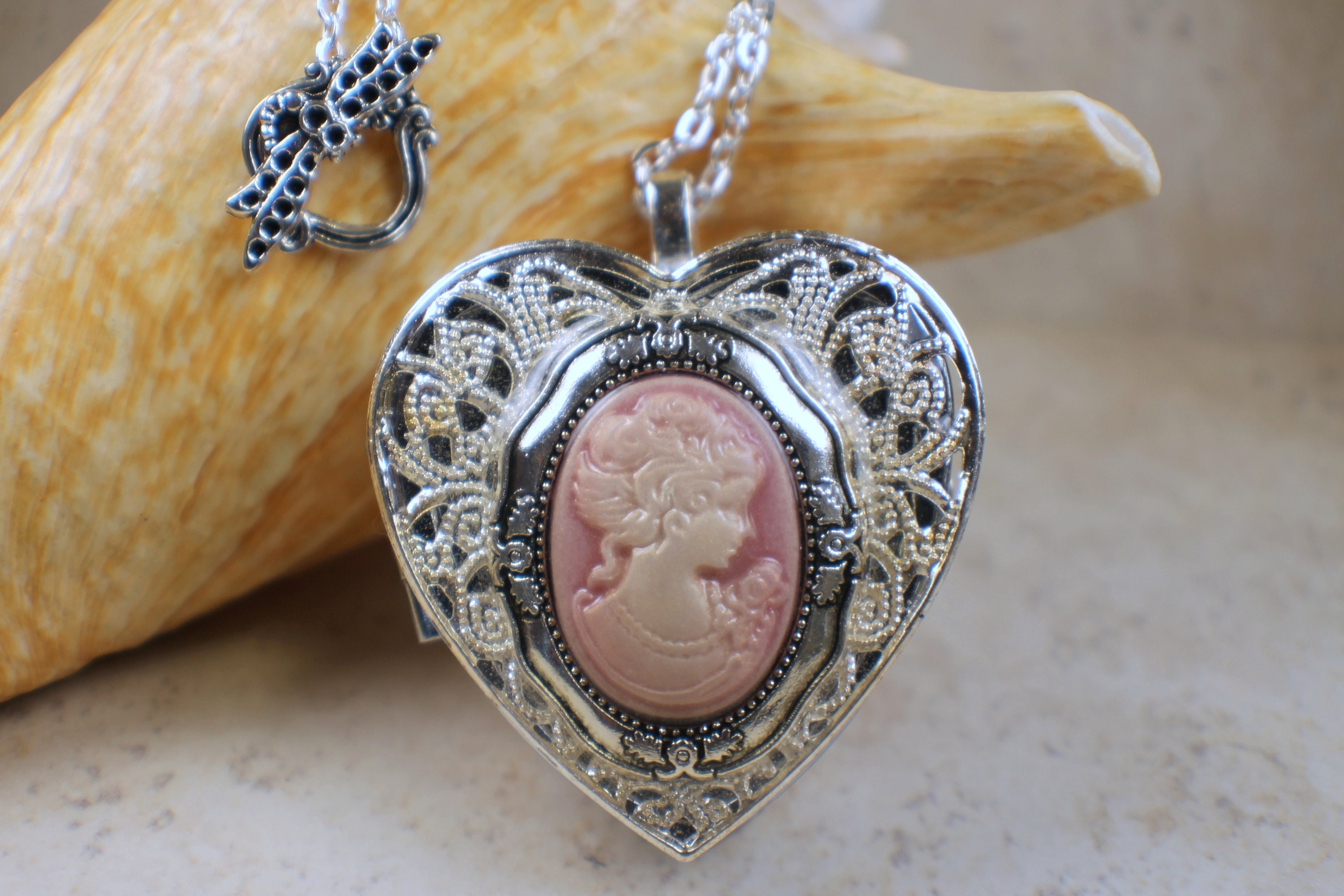 Buy Pink Glass Opal Music Box Locket, Music Box Locket, Musical Pendant,  Heart Shaped Locket, Music Box Necklace Online in India - Etsy