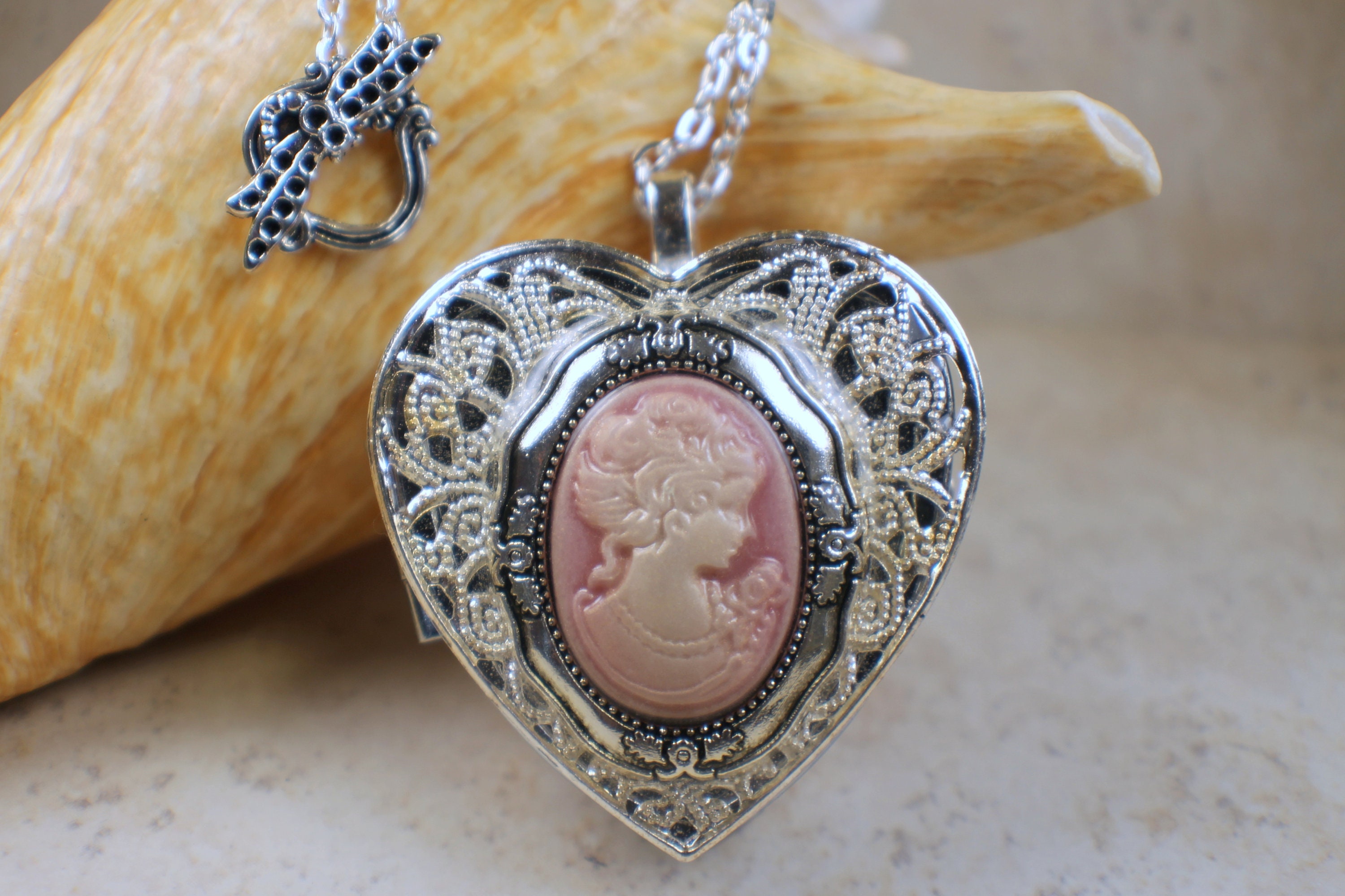 Cameo Music Box Locket Music Box Necklace Mini Music Box Etsy