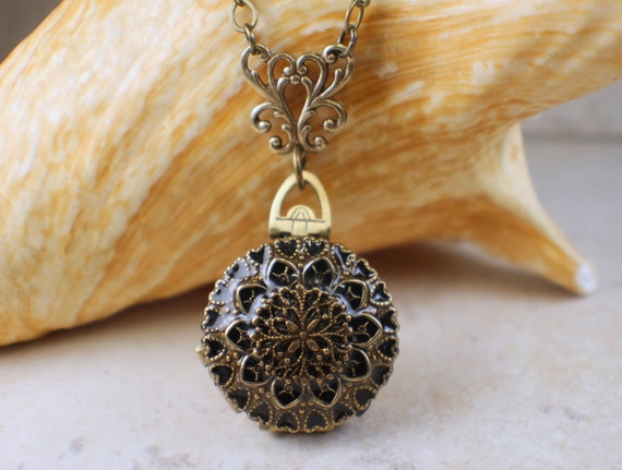 Four Photo Locket Necklace Multi Picture Locket Photo Locket