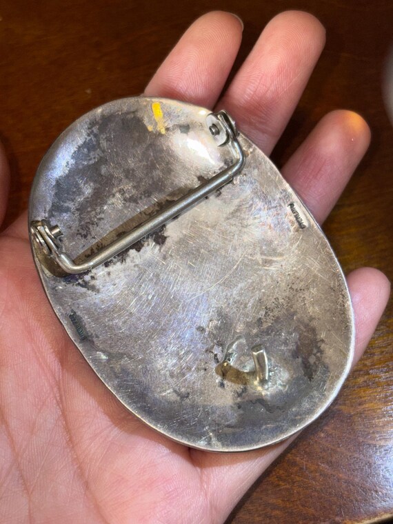 Zuni Native American Style Belt Buckle View 6