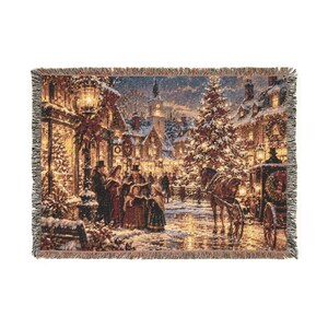 Christmas Carol Throw - Etsy