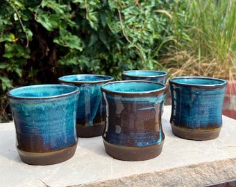 Hand-thrown Galaxy Cup Set of 2-4