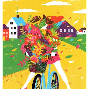 Primavera, stampa d&#39;arte / stampa Giclée