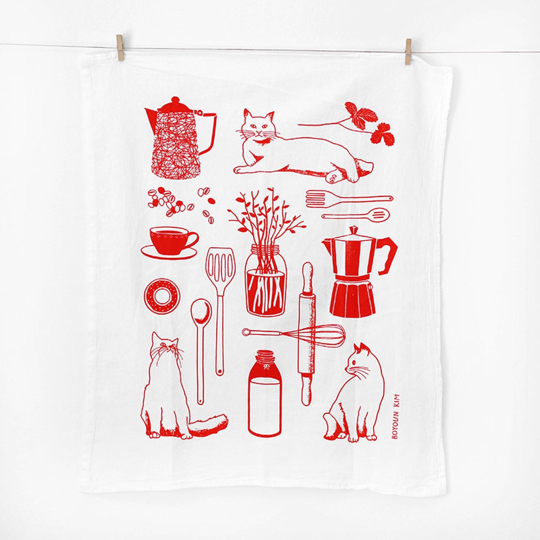 Kitchen Tea Towel - Etsy