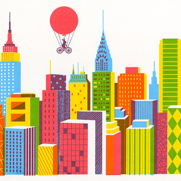 New York, Original Screenprint