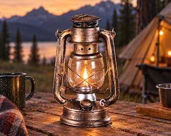 E. Thomas & Williams Lantern, Vintage Lantern, Brass Cambrian Lamp