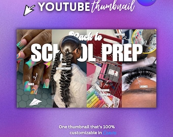 1 Modelo de Miniatura do YouTube para “Preparação para a Volta às Aulas”