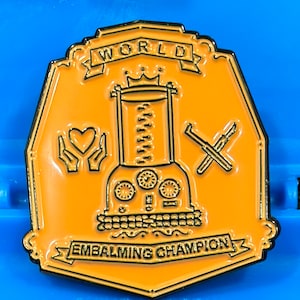 World Embalming Champion Pin