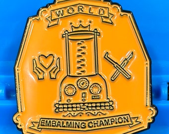 World Embalming Champion Pin