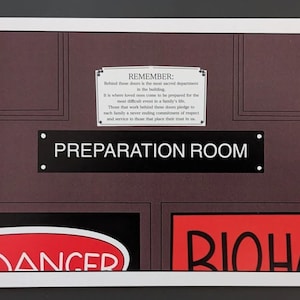 The Sacred Prep Room Print 5x7